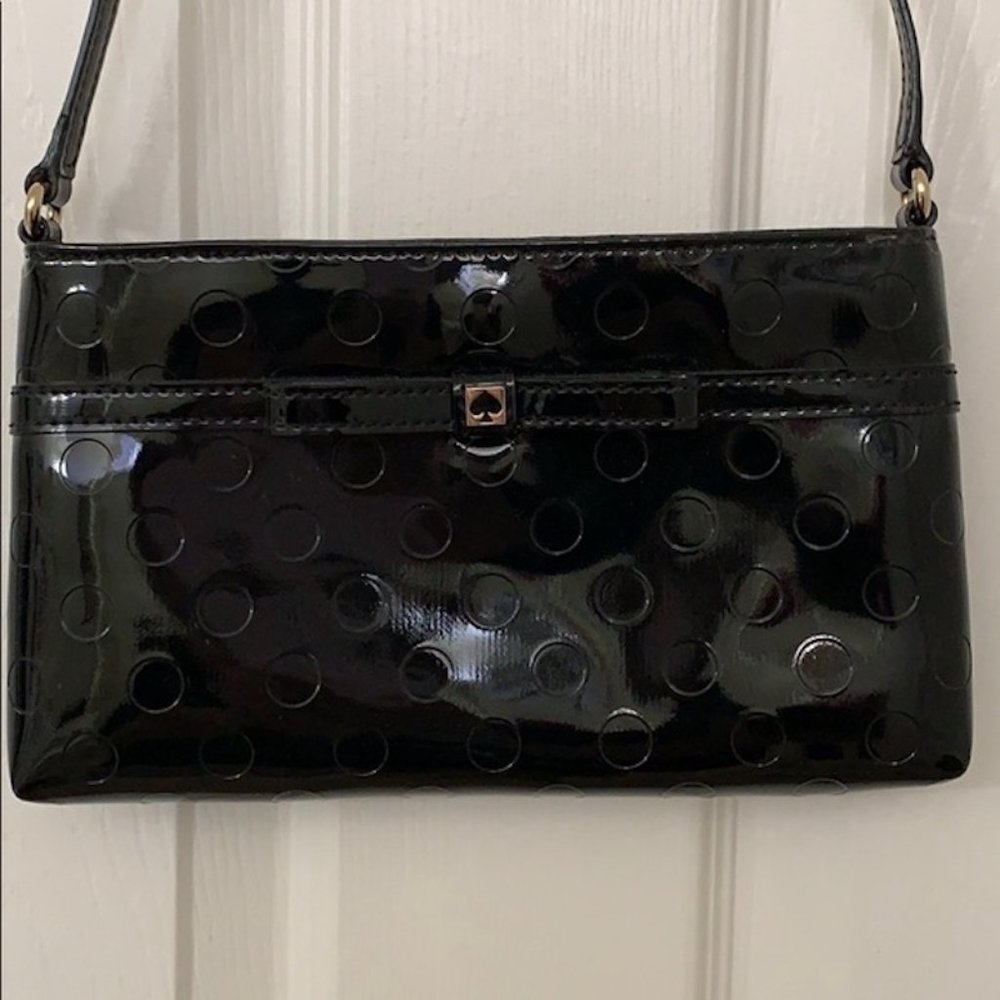 Kate Spade Black "Amy Camellia Street" Small Shoulder Crossbody Bag - Picture 4 of 16